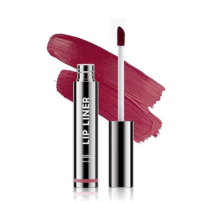 Peel Off Lip Stain Natural Lip Color - Waterproof Lip Liner Stain for Women All Skin Types, Lip Liner Long Lasting Transfer Proof & Smudge-Proof Moisturizing Easy to Use (Mauve)