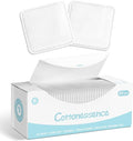 Premium Exfoliating Cotton Pads (60 Count) - 100% Cotton, Extra-Soft and Lint-Free, Durable Squares for Facial, Lip, and Eye Makeup Removal