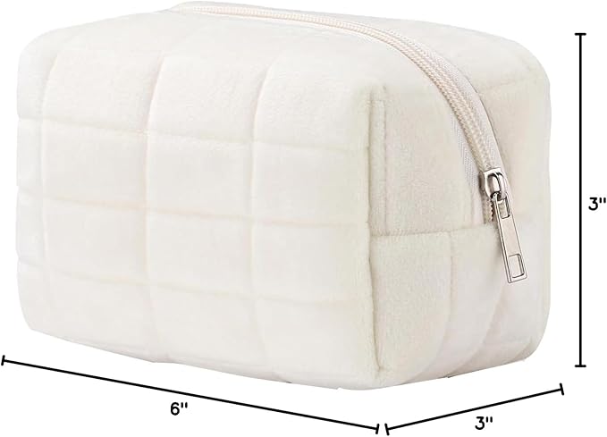 Makeup Cosmetic Bag Small Checkered Pouch Make Up Purse Bag Y2k Accessories