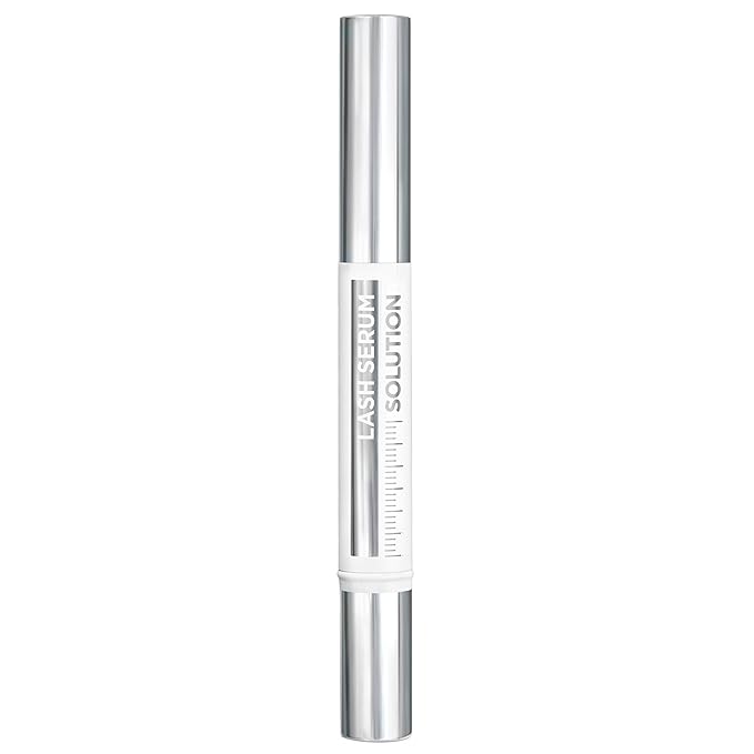 L'Oreal Paris Lash Serum + Voluminous Washable Blackest Black Mascara 0.25 Fl Oz Double pack