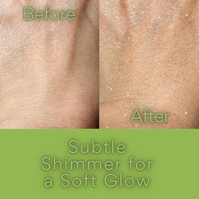 NATURE WELL Dreamy Radiating Shimmer Body Cream, Lightweight, Quick-Absorbing Formula, Delivers Hydration & A Subtle Glow, Scented with Sweet Mandarin, Bergamot, Vanilla Orchid & Pink Sugar, 12 Oz