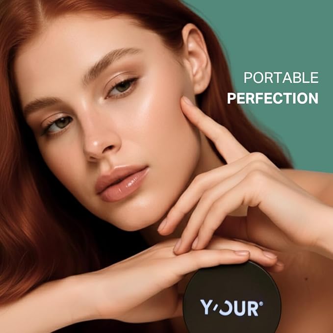 Y'OUR HD-Perfect Matte Pressed Powder | Soft Focus & No Flashback Finishing for All-Day Oil Control | Blurs Pores & Fine Lines | Talc-Free, Translucent for All Skin Tones