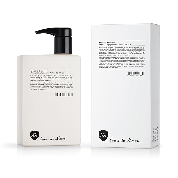 Number 4 Hydrating Shampoo, Shampoo for Women and Men. Sulfate, Gluten, & Paraben Free. Moisturizing & Color Protecting, 25 oz