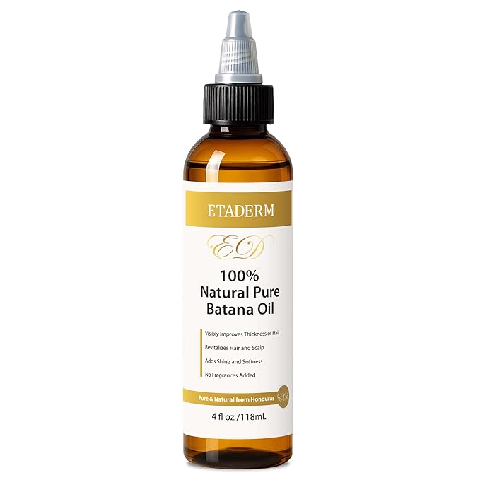 Raw Batana Oil for Hair Growth - Natural Hair Growth Oil & Hair Care Solution for Stronger, Thicker Hair - Stimulates Regrowth, Nourishes & Repairs Damage - Miskito & Honduran Hair Formula