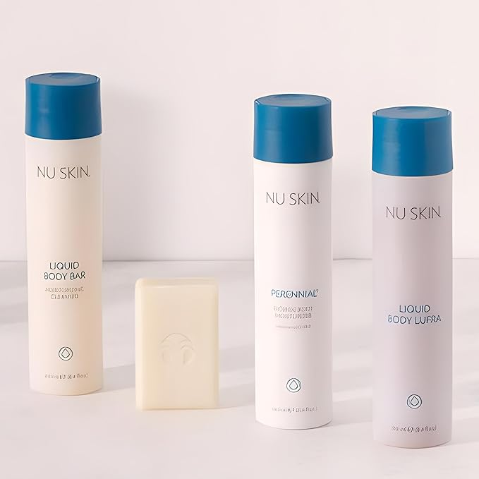 Nu Skin Liquid Body Bar | Moisturizing Cleanser for Soft, Refreshed Skin | Gentle Body Wash with Light, Invigorating Fragrance | 8.4 oz | 2 Pack