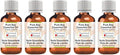 Greenwood Essential Pure Bay Essential Oil (Pimenta racemosa) Steam Distilled (Pack of Five) 100ml X 5 (16.9 oz)