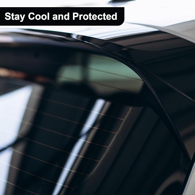 Professional Auto Window Tint Film Roll, 5% VLT Car Window Privacy Film, 36" x 100 FT Roll - UV Protection, Scratch & Heat Resistant - Blackout Shade for Car Windows - Nano Carbon Formula