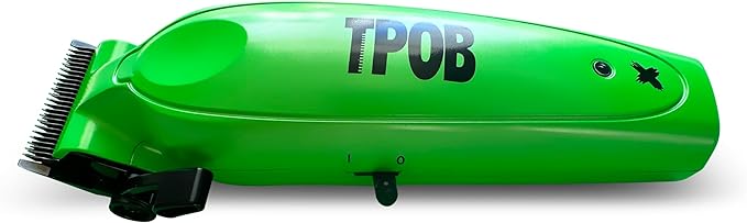 TPOB X Digital Brushless 6800rpm Metal Professional Hair Clippers for Men, XO Combination Fade/Taper Blade Cordless Rechargeable Clippers (X Clipper Green)