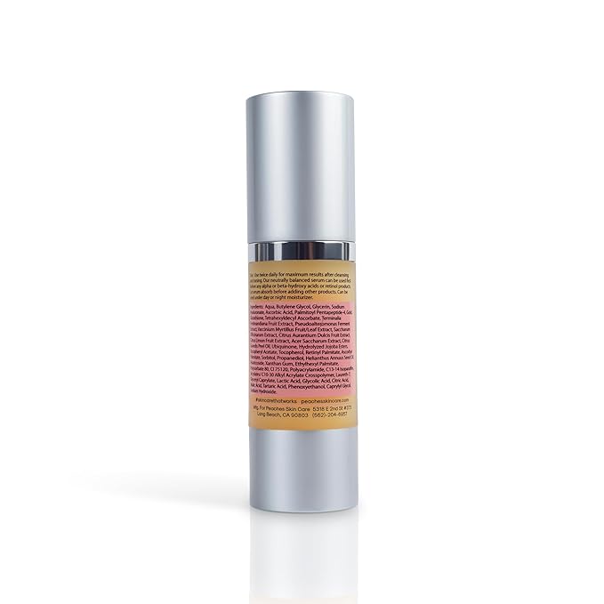 Brightening Serum with Vitamin C – Age-Defying Formula with Real Gold and Kakadu Plum for Radiant, Elastic Skin – Vegan Skincare for All Skin Types – Squeezed Vitamin C Serum (1 fl. oz)