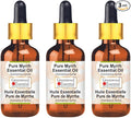 Greenwood Essential Pure Myrrh Essential Oil (Commiphora myrrha) with Glass Dropper (Pack of Three) 100ml X 3 (10.1oz)