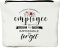 Employee Appreciation Gifts, Employee Gifts, Employee Birthday Christmas New Job Promotion Gifts, Thank You Gifts, Retirement Gifts for Employee, Coworker- Amazing Employee is Hard to Find Makeup Bag