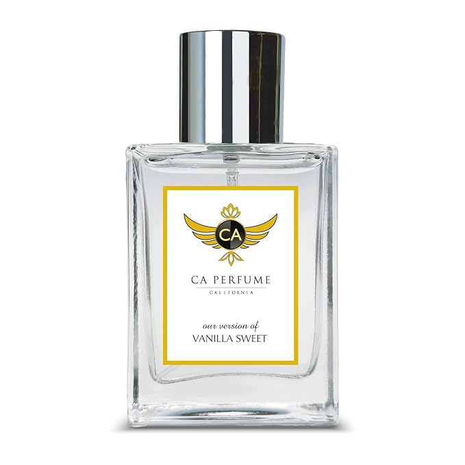 CA Perfume Originals Vanilla Sweet for Women and Men Long Lasting Unisex Fragrance Eau De Parfum 1.7 Fl Oz 50ml