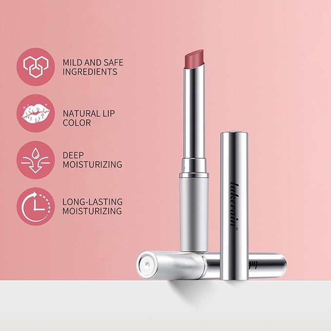 WEEMAY Honey Noir Pink Honey Lip Gloss, Deep Moisturizing Tinted Lip Balm, Nourishing honey Noir Lipstick, Pink Lip Gloss, Hydrating Lipgloss for All Skin Tones