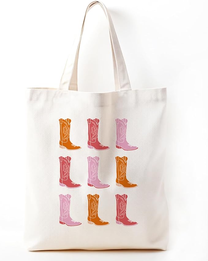 Cowgirl Western Tote Bag For Women, Cute Tote Bags, Cowgirl Accessories for Women, Western Gift