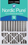 Nordic Pure 16x25x5 Honeywell Replacement Air Filters MERV 14 Plus Carbon 1 Pack by NordicPure