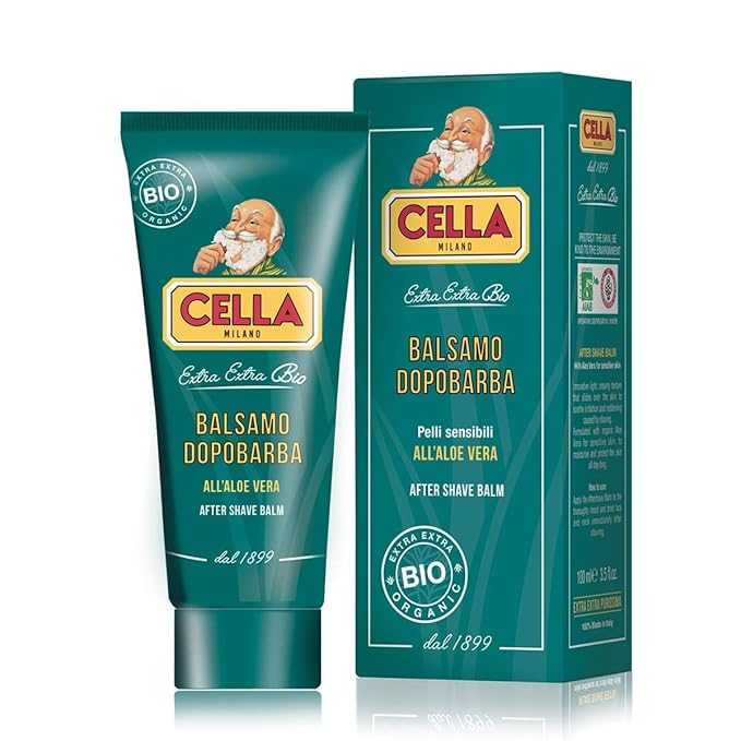 Cella Milano Aftershave Balm – Soothing & Hydrating Post-shave Formula for All Skin Types, Enriched with Aloe Vera, 100 ml – Irrestistible Pink Pepper & Precious Woods Scent, Made in Italy
