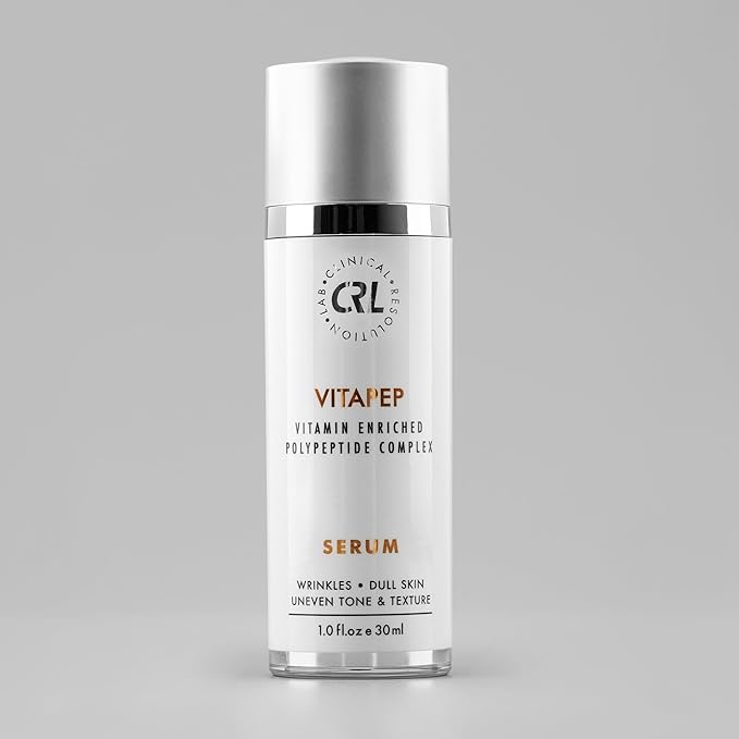 Clinical Resolution VitaPep Serum Best Anti Aging, Wrinkle and Boosts Collagen, Repairs Skin, Improving Tone and Texture, Hyaluronic Acid & Vitamin (1.0 fl.oz / 30ml)