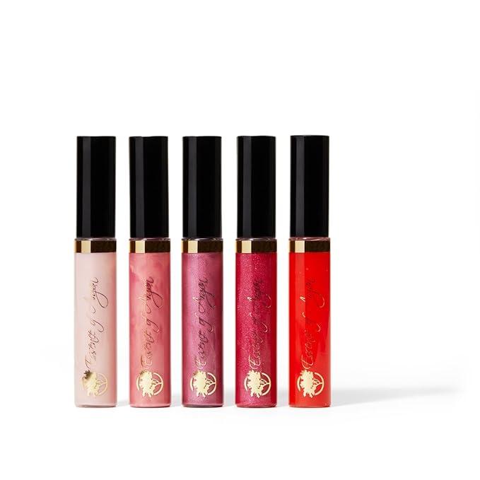 Essence Of Argan Pink Lip Gloss with Moroccan Argan Oil - Matte Finish Plumping Lip Gloss for Dry & Cracked Lips - Hydrating Moisturizer for Chapped Lips - 0.25 Oz