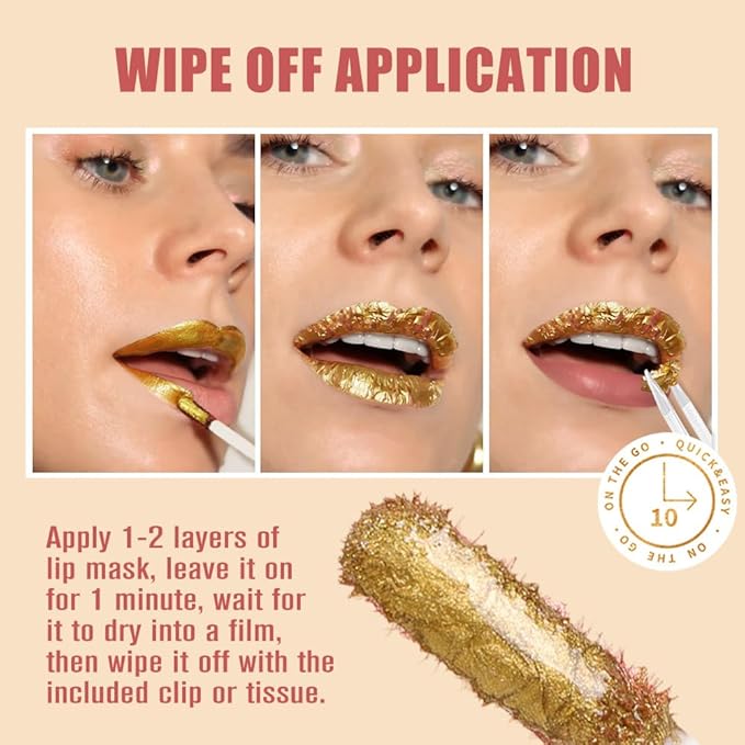 Ruby Red Liquid Matte Lip Liner Stain Peel Off with Tweezer, Long Lasting, Waterproof New Gold Matte Lipstick Lip Gloss Tattoo for Women, Smudge-proof Non-Stick Cup Lip Tint Makeup 03#