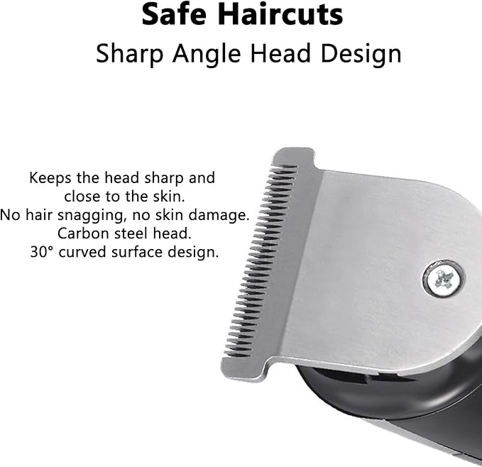 Trimmer for Men, Men's Beard Trimmer, Hair Clippers, Nose Hair Clippers, 3 in 1 Men's Grooming Kit for Smooth, No-Nick Shaving, Lightweight with USB Rechargeable, Men Gift