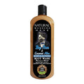 Natural Wunderz Mens Body Wash, Exfoliating Bay Rum & Coconut Aloe Scent, 32 Fl Oz All-In-One Liquid Soap and Shower Gel, Sulfate Free and Vegan Friendly Body Scrub