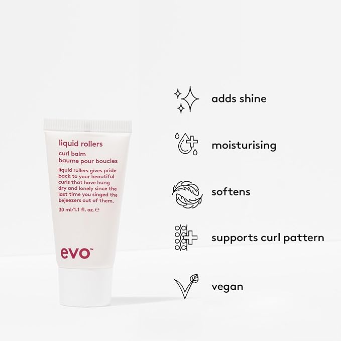 Evo Curl Haircare Gift Set, Includes Shampoo, Curl Balm, Curl Definer and Curl Treatment