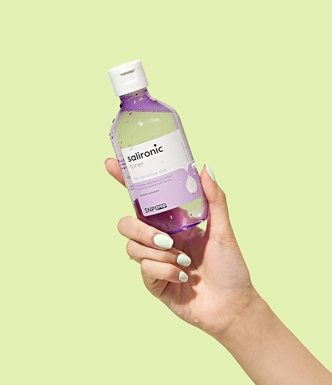 SNP Salironic Toner | Korean Skincare Remove Dead Skin Cells and Sebum | for Seneitive Skin | Soothing & Moisturizing | Men and Women | 220ml