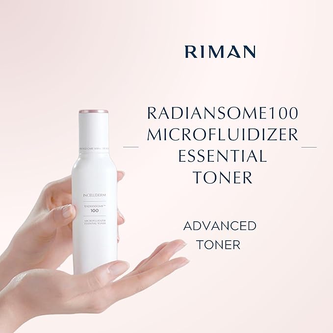 Radiansome100 Microfluidizer Essential Toner – 120ml | Advanced Hydration and Nourishing Skincare | Supports Skin Absorption and Helps Maintain Moisture Barrier