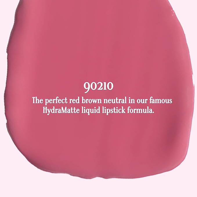 Gerard Cosmetics HydraMatte Liquid Lipstick 90210, Mauve Lipstick with Matte Finish, Long Lasting and Non Drying, Super Pigmented Fully Opaque Lip Color