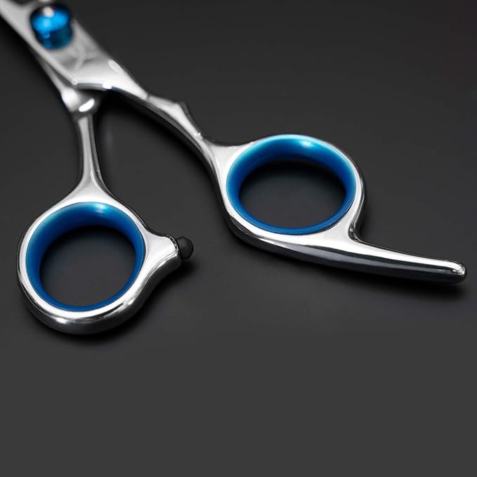 FARRAY Hair Cutting Scissors，6.5 Inch Professional Stainless Steel Barber Hair Scissors，for Both Salon and Home Use (Silver)