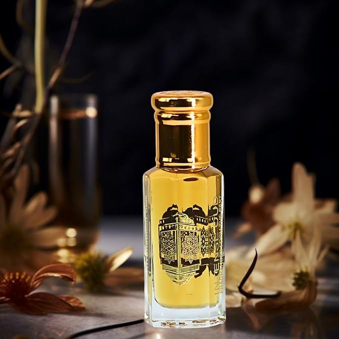 INTENSE OUD Red Tobaco Long Lasting Arabian Perfume Oils for Women 12ML (0.40 OZ) Fragrance Oil With Spicy Cinnamon, Sweet Apple, Tobacco & Vanilla, Concentrated Perfume Oil in Black Gift Box