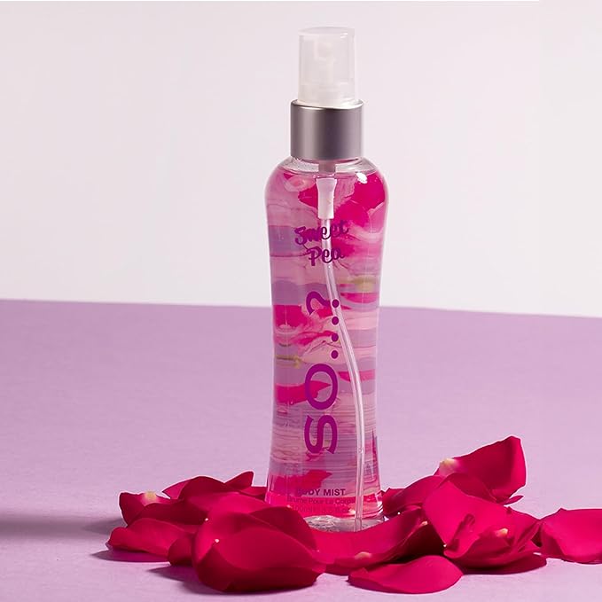 So...? Sweet Pea Body Mist for Women - 3.5 oz Body Mist - Pack of 3