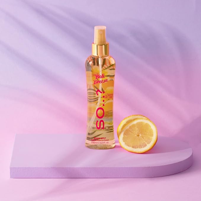 So…? Bali Breeze Body Mist - Perfume for Women with Tropical Aroma - Body Spray for Women with Coconut, Almond and Vanilla Notes - 6.9 oz