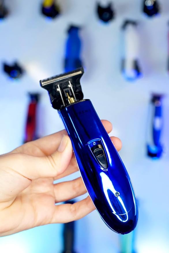 Supreme Trimmer T-Shaper ST5205 | Professional Barber Trimmer Hair Clippers for Men | Cordless Hair Trimmer Zero Gapped Liner Beard Trimmer | Blue DLC