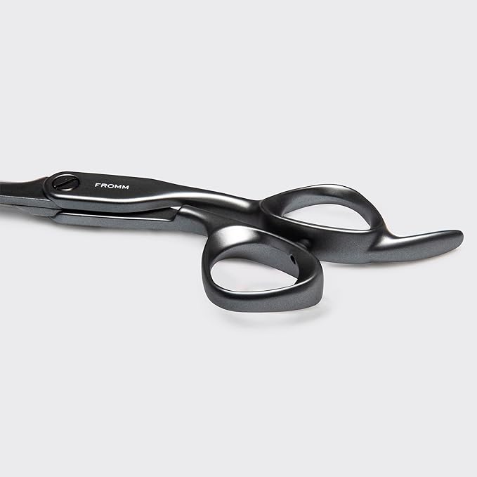 Fromm Invent 5.75" Precision Hair Cutting Shears with Semi-Convex Blade and Ergonomic Handle for Blunt and Layer Cuts