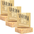 Organic Lavender Oatmeal Bar Soap - Gentle Cleansing for Sensitive Skin, Herbal - 3 Pack