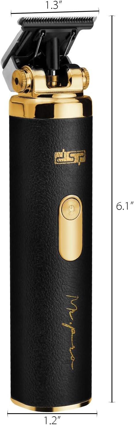 DSP Hair Trimmer for Men, Cordless Beard Trimmer, Adjustable Head Angle, Beard Edger, Grooming Cutting Kit, Ceramic Blade, Plug and Play