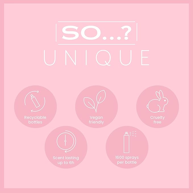So...? Unique Body Mist - Coral Daisy for Women - 5.1 oz Body Mist - Pack of 2