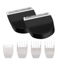2 Pack Professional Peanut Clipper/Trimmer Snap On Replacement Blades #2068-300 - Compatible with Wahl Peanut Hair Clipper/Trimmer, Black