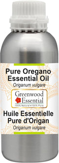 Greenwood Essential Pure Oregano Essential Oil (Origanum vulgare) Steam Distilled 1250ml (42.2 oz)