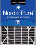 Nordic Pure 20x25x5 Air Bear Air Filter Replacement MERV 12 Pleated + Carbon 1 by NordicPure