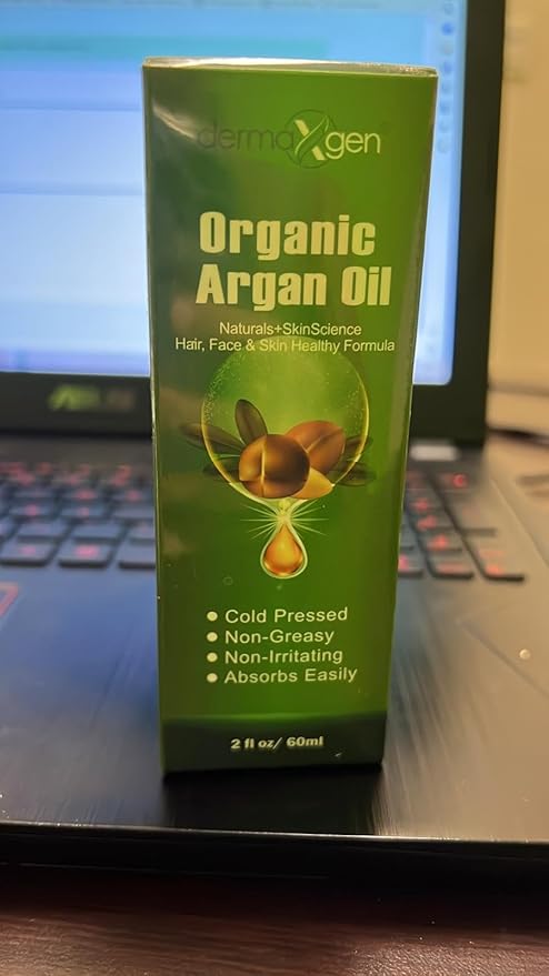 Argan Oil -100% Organic & Cold Pressed Moroccan Oil - Anti-Aging Moisturizing Treatment for Face, Hair, Skin & Nails, Acne Scars, Anti-Wrinkle. (4 FL OZ)