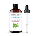 Majestic Pure Peppermint Essential Oil with Glass Dropper - 2 Fl Oz - 100% Pure and Natural Peppermint Oil - Premium Grade Essential Oils for Diffuser, Aromatherapy, Soap and Candle Making