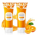 Orange Exfoliating Gel for Face and Body, 2025 New Deep Pore Orange Peeling Scrub, Cleaning Pores, Remove Blackheads Moisturize Cleansing (orange color, 2PCS)