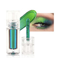 evpct Green Duochrome Chameleon Liquid Eyeshadow, Multichrome Metallic Glitter Liquid Eye Shadow Makeup for Women, Waterproof Multi Color Shifting High Pigment Holographic Iridescent Eyeshadow