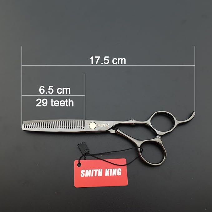 6.0 Inches Professional hair cutting thinning scissors set with razor (Gray)