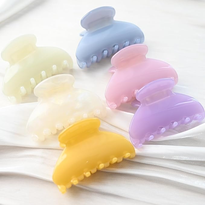 Handmade Celluloid Acetate French Design Barrettes Tortoise Shell Claws Hair Claw Luxury Fashion Accessories Hair Clip for Women (jade green)