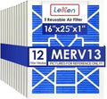 LEKEN 16x25x1 AC Furnace HVAC Filter Reusable Electrostatic Filters MERV 13 by LEKEN