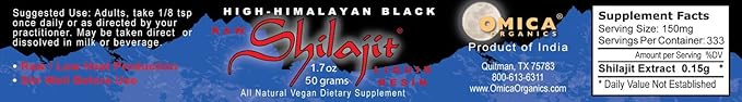 High Himalayan Black Shilajit Paste (2 oz/60 grams)