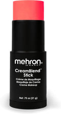 Mehron Makeup CreamBlend Stick | Face Paint, Body Paint, & Foundation Cream Makeup | Perfect for Halloween .75 oz (21 g) (Auguste)